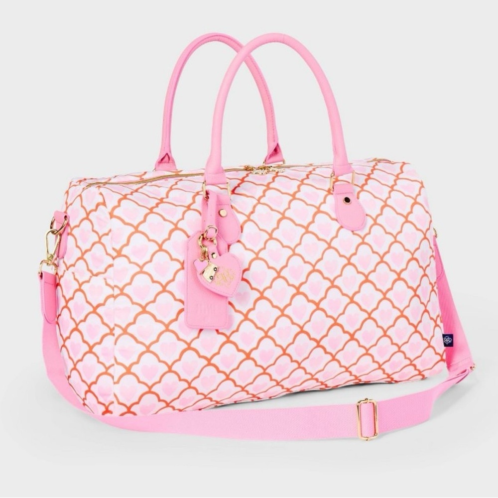 Roller Rabbit x Target - Pink and White Travel Bag